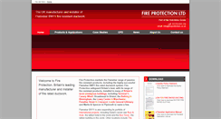 Desktop Screenshot of fireprotection.co.uk