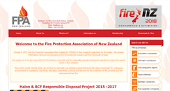 Desktop Screenshot of fireprotection.org.nz